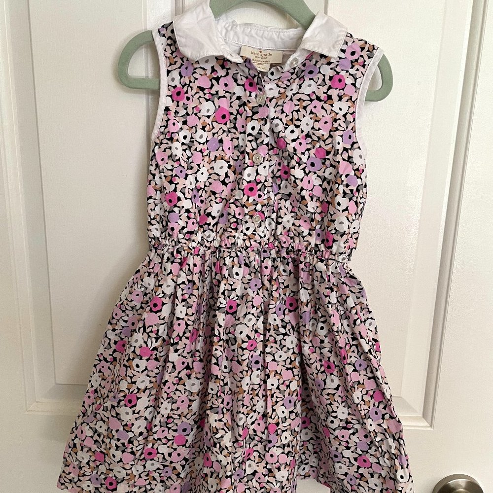 Girls 6Y Kate Spade "Skirt the rules" floral print dress